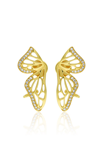 Aurelia Butterfly Stud Earrings