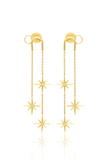 Stella Drop Diamond Earrings