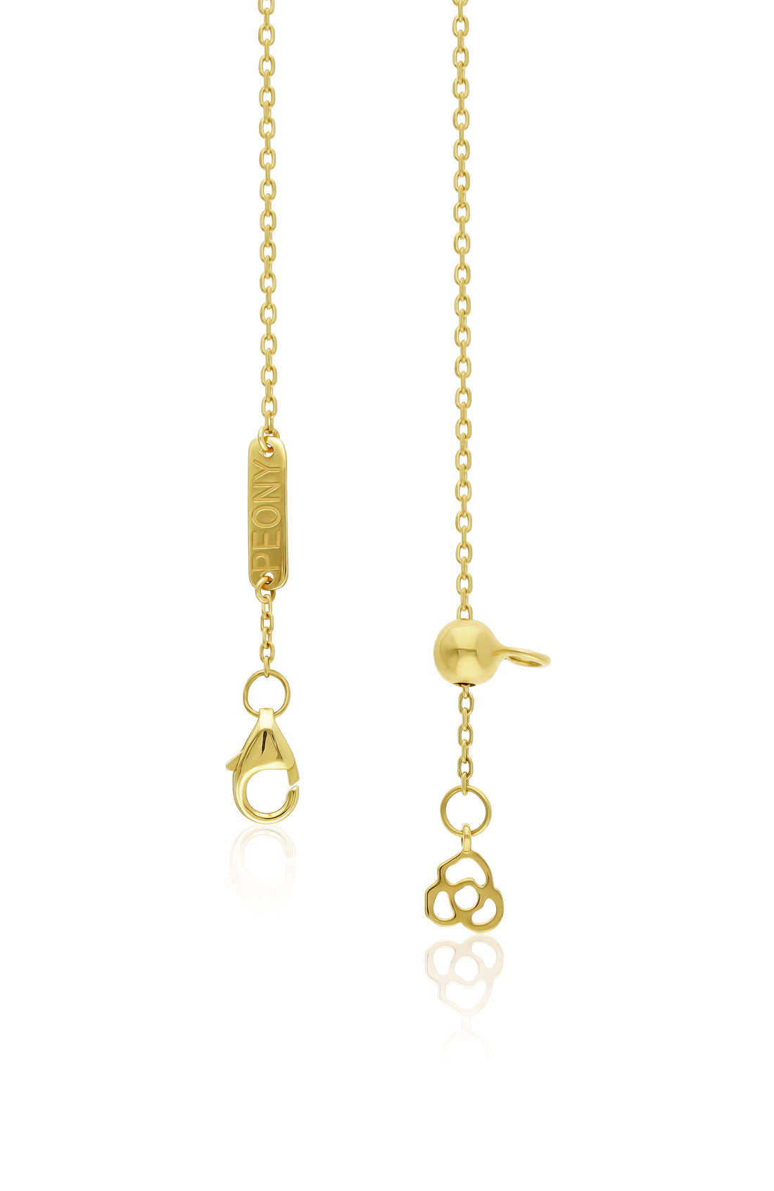 Golden Peony Bloom Necklace