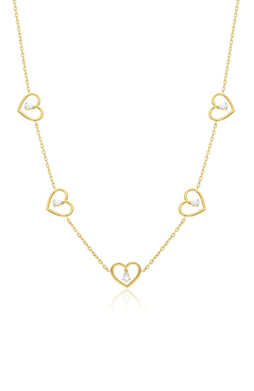 Eternal Heart Chain Necklace
